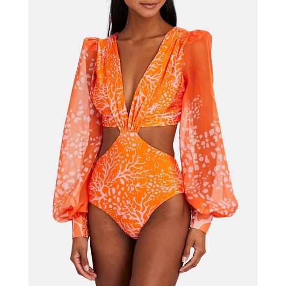 PatBO Other - PatBO Coral Cut-Out Bodysuit